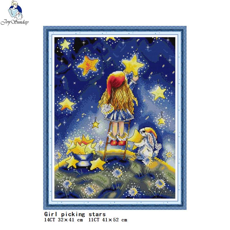 Embroidery Job - 별을 따르는 소녀 DIY 핸드 카운팅