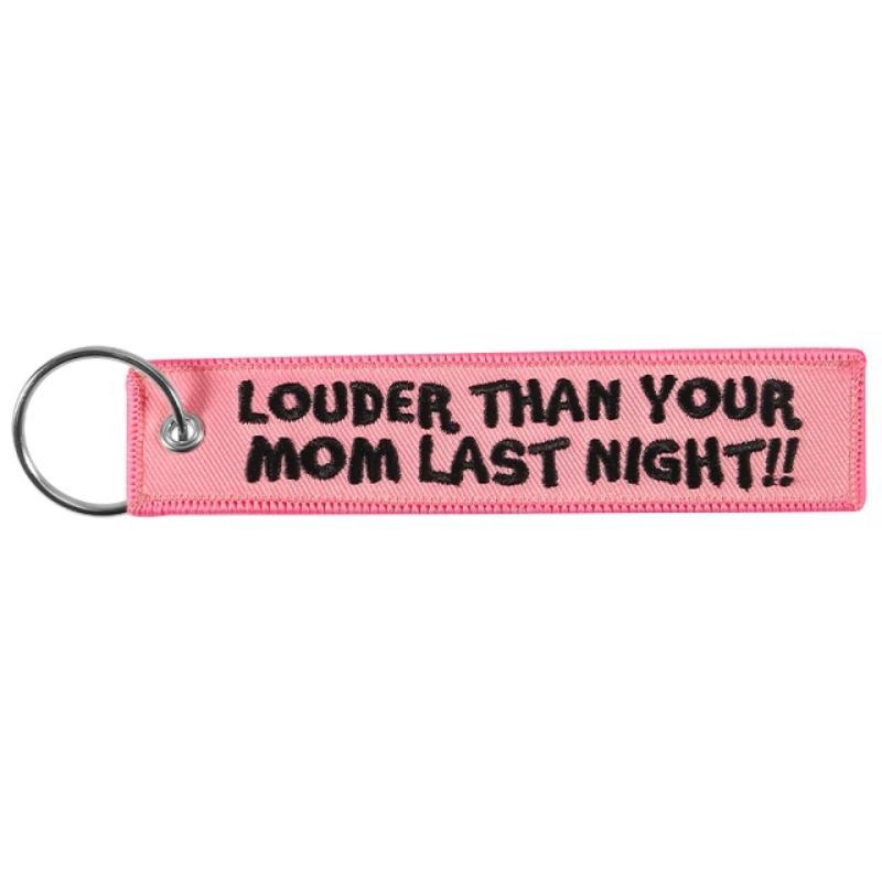 Embroidery Quote - LOUDER THAN YOUR MOM 문구가 있는