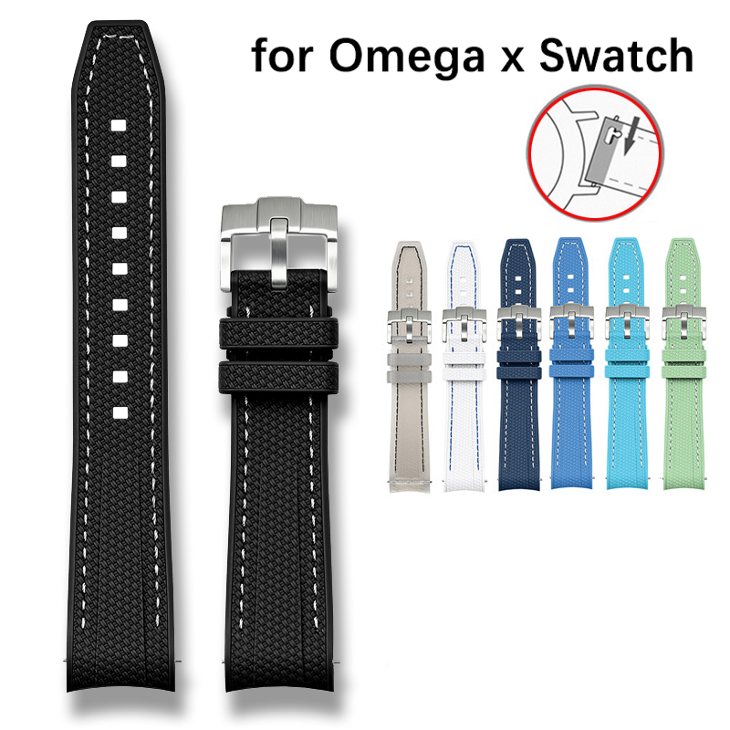 Embroidery Bracelet - 오메가 X 스와치 문스와치용 20mm 액상