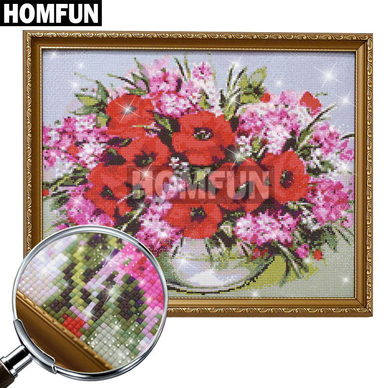 HOMFUN 아트 5D Diy 다이아몬드 페인팅 