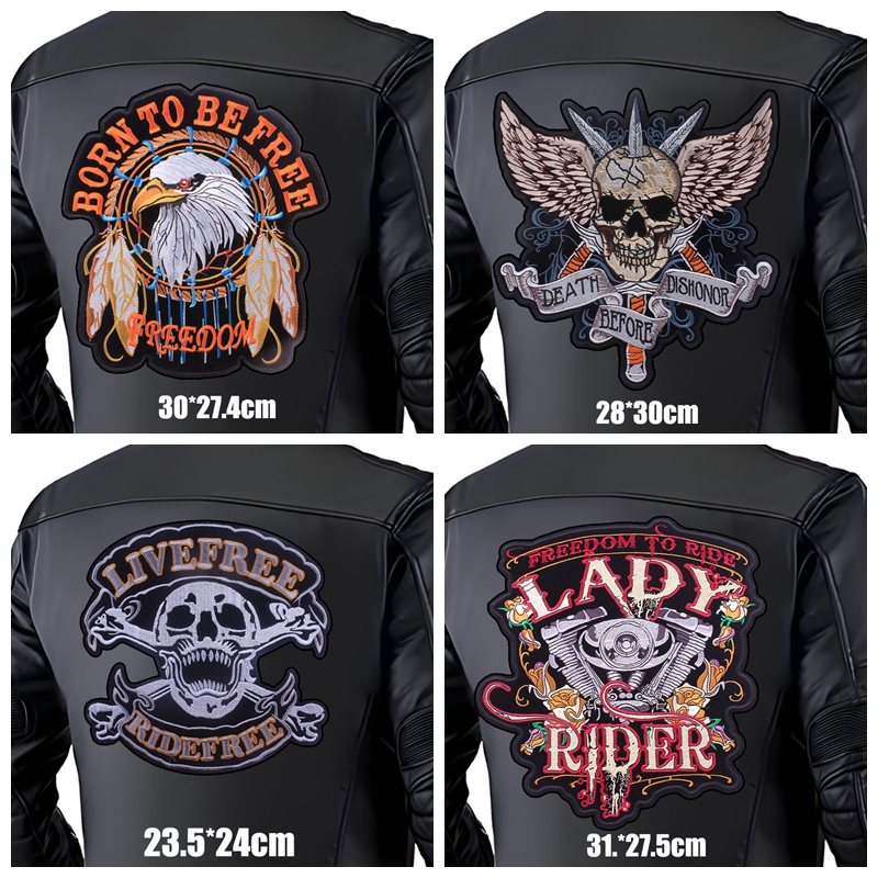 대형 뒷면 자수 패치 흡연 원숭이 오토바이 패치 가죽  - Embroidery Jacket Jeans 리뷰 및 가격