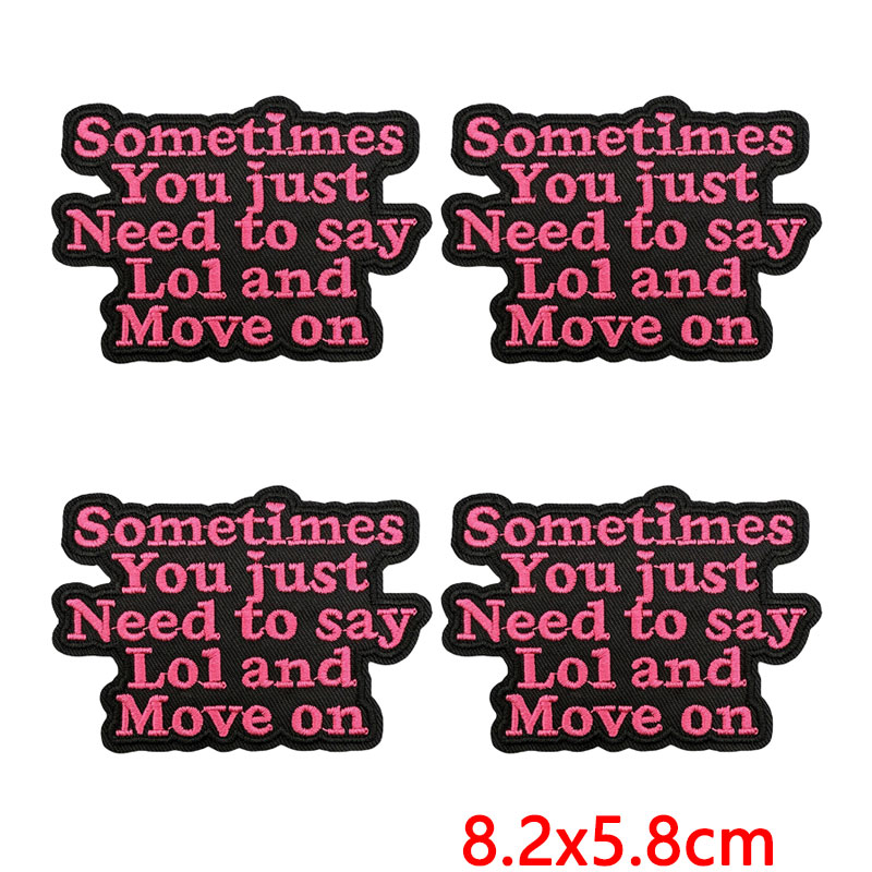10개 재미있는 냉소적 인용문 자수 패치, 의류 배낭  - Embroidery Quote 리뷰 및 가격