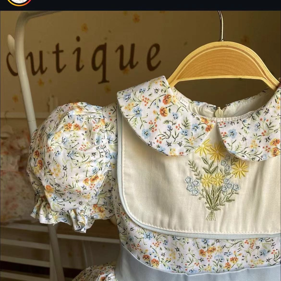 0-12Y 아기 소녀 여름 꽃 자수 터키어 빈티지 공주 - Embroidery Yellow Flower 리뷰 및 가격