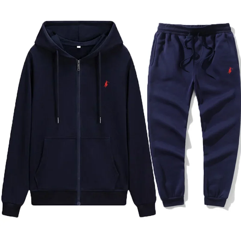 2026 남성 클래식 후드티 스포츠 바지 세트 가을 겨 - Embroidery Outfit 리뷰 및 가격