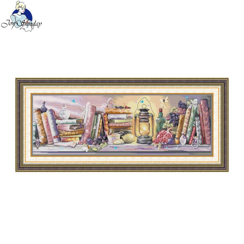 크로스 스티치 키트 조이 선데이 오일 램프 책장 HD  - Embroidery X Pattern 리뷰 및 가격