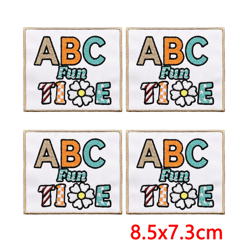 5개/세트 긍정 에너지 문구 자수 패치 만화 글자 슬로 - Embroidery Quote 리뷰 및 가격