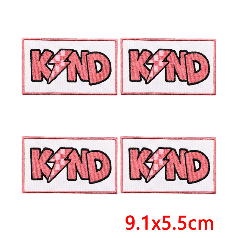 5개/세트 긍정 에너지 문구 자수 패치 만화 글자 슬로 - Embroidery Quote 리뷰 및 가격